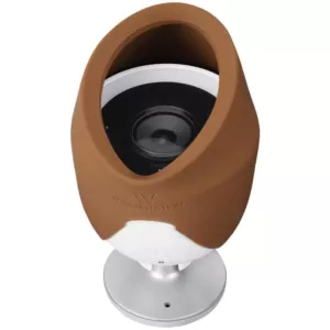 Wasserstein Brown Silicone Skin for Nest Cam IQ Outdoor Security Camera