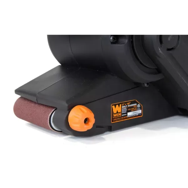 WEN 6 Amp Heavy Duty Belt Sander with Dust Bag, 3 in. x 18 in.