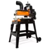 WEN 10.5 Amp 10 in. Drum Sander with Rolling Stand and Variable Speed Conveyor