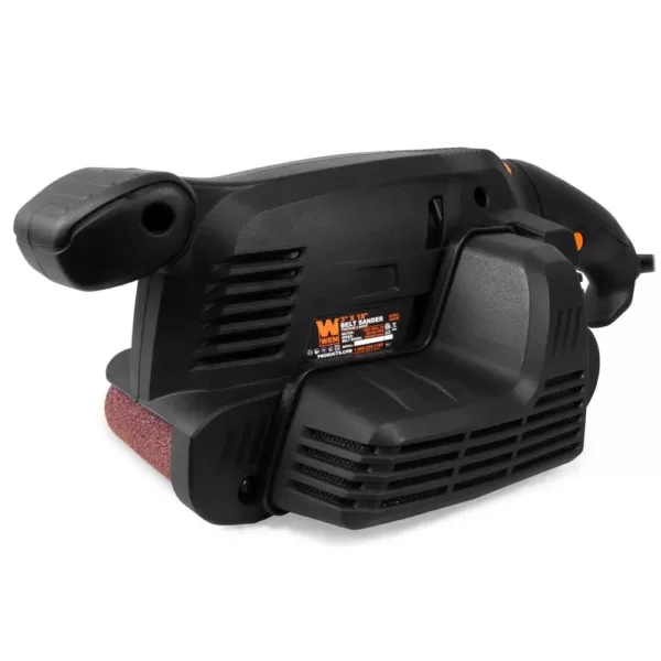 WEN 5-Amp Corded 3 in. x 18 in. Variable Speed Combination Handheld and Benchtop Belt Sander