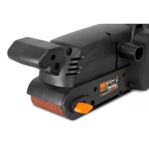 WEN 7-Amp Corded 3 in. x 21 in. Variable Speed Combination Handheld and Benchtop Belt Sander