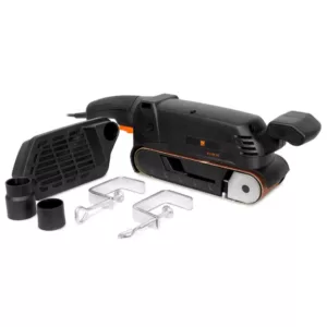 WEN 7-Amp Corded 3 in. x 21 in. Variable Speed Combination Handheld and Benchtop Belt Sander