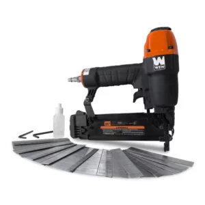 WEN 18-Gauge 3/8 in. to 2 in. Pneumatic Brad Nailer with 2000 Nails