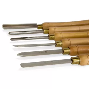 WEN Artisan Chisel Set with 6 in. High-Speed Steel Blades and 10 in. England Beech Handles (6-Piece)