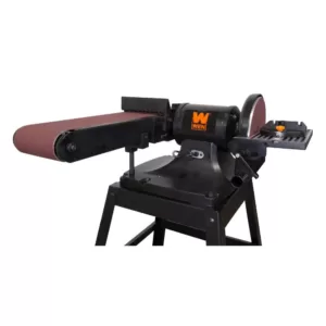 WEN 6 x 48-Inch Belt and 9-inch Disc Sander with Stand