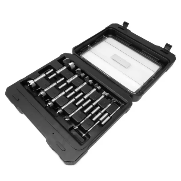 WEN 14-Piece Forstner Bit Set with Carrying Case