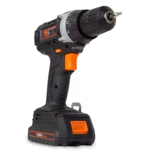 WEN 20-Volt MAX Lithium-Ion 3/8 in. Cordless Drill/Driver with Bits and Carrying Bag