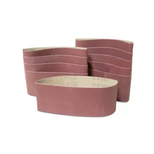 WEN 240-Grit 3 x 21-Inch Sanding Belt Sandpaper (10 Pack)