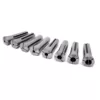 WEN Imperial Steel Collet Set for R8 Metal Milling Machines (8-Piece)