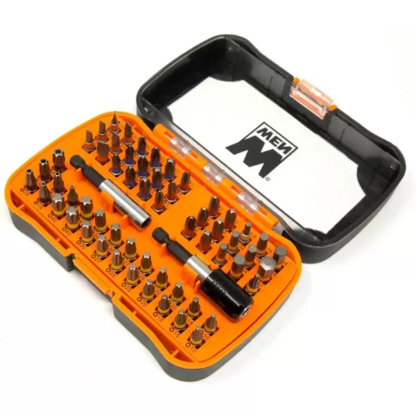 WEN 1/4 in. Hex Shank Impact-Rated Magnetic Screwdriver Bit Set (60-Piece)