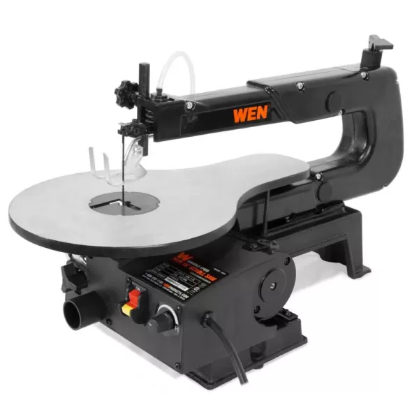 WEN 16-inch Variable Speed Scroll Saw with Easy-Access Blade Changes