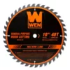 WEN 10 in. 40-Tooth Carbide-Tipped Professional Woodworking Saw Blade for Miter Saws and Table Saws