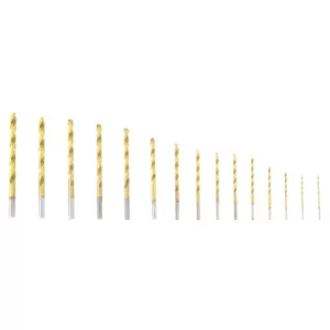 WEN Titanium-Coated Drill Bit Set (15-Piece)