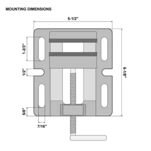 WEN 3 in. Drill Press Vise