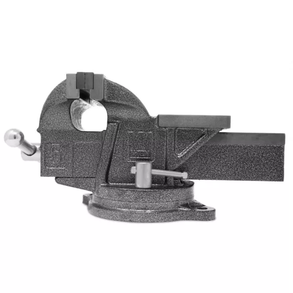 WEN 5 in. Heavy-Duty Cast Iron Bench Vise with Swivel Base