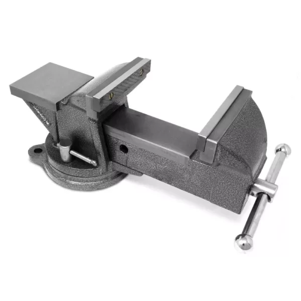 WEN 5 in. Heavy-Duty Cast Iron Bench Vise with Swivel Base