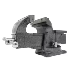 WEN 6 in. Heavy-Duty Cast Iron Bench Vise with Swivel Base