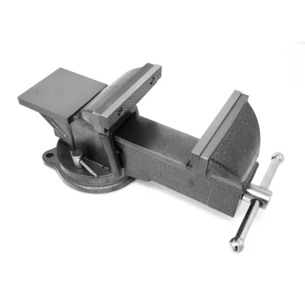 WEN 6 in. Heavy-Duty Cast Iron Bench Vise with Swivel Base