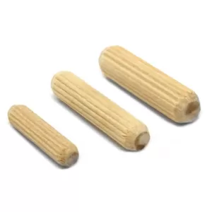 WEN Fluted Dowel Pin Variety Bucket with 1/4 in., 5/16 in., and 3/8 in. Woodworking Dowels (400-Piece)