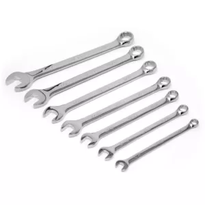 WEN Professional-Grade SAE Combination Wrench Set with Storage Rack (13-Piece)