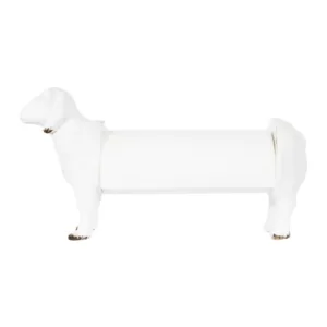 3R Studios Freestanding White Sheep Shaped Paper Towel Holder