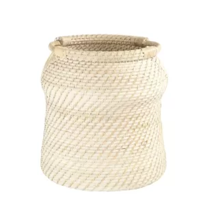 3R Studios Rattan Handwoven Decorative Basket