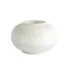 3R Studios White Handmade Marble Decorative Vase