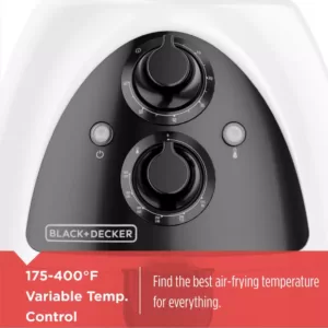 BLACK+DECKER Purifry 2 Qt. White Air Fryer