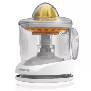 BLACK+DECKER Two-Cone 34 fl. oz. White Citrus Juicer