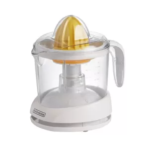 BLACK+DECKER Two-Cone 34 fl. oz. White Citrus Juicer