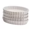 BonJour Creme Brulee Oval Porcelain Ramekin (4-Pack)