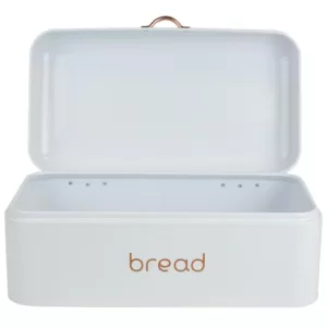 Home Basics White Grove Bread Box