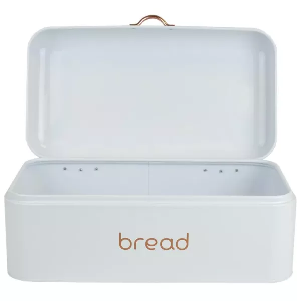 Home Basics White Grove Bread Box