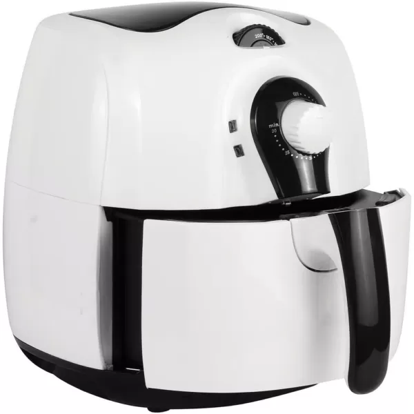 Brentwood 3.7 Qt. White Air Fryer With Timer and Temperature Control