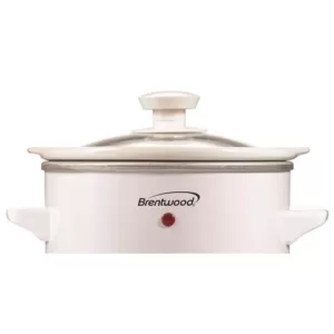 Brentwood Appliances 1.5 Qt. White Slow Cooker