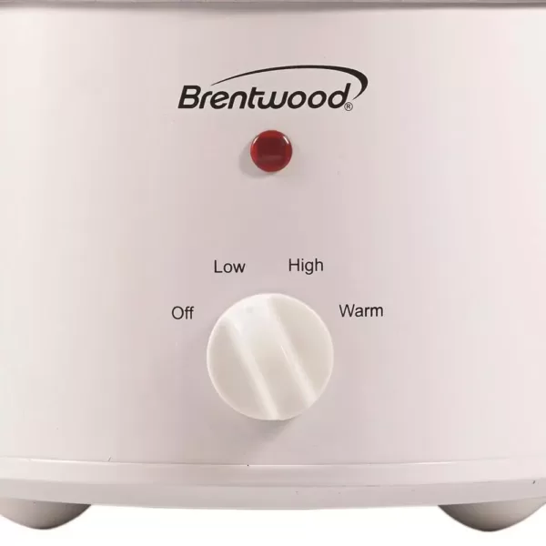 Brentwood Appliances 1.5 Qt. White Slow Cooker