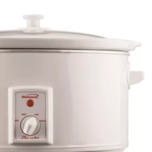 Brentwood Appliances 8 Qt. White Slow Cooker