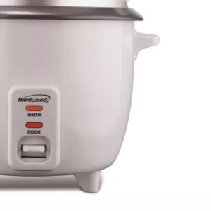 Brentwood 10-Cup White Steam Rice Cooker