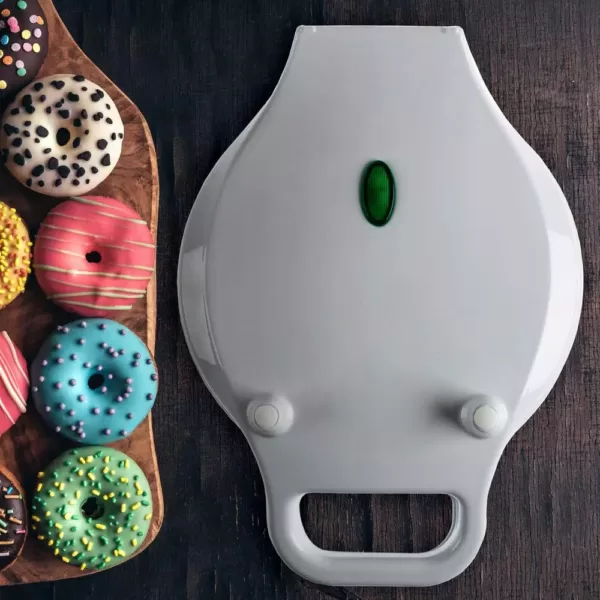 Chef Buddy 750 W White Mini Donut Maker