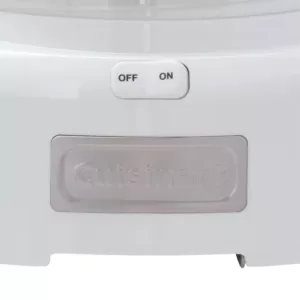 Cuisinart 1.5 Qt. White Ice Cream Maker with Easy Lock Lid