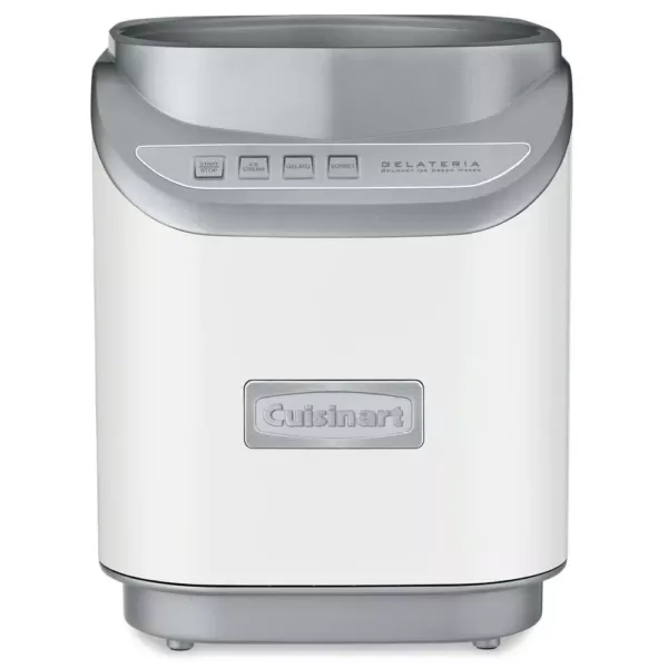 Cuisinart Cool Creations 2 qt. White Electric Ice Cream Maker with Recipe Booklet