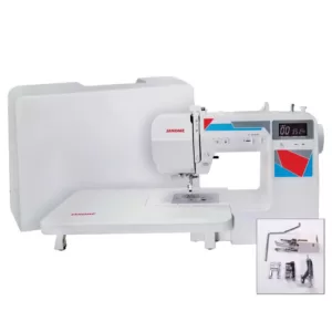 Janome MOD-100Q Quilting and Sewing Machine with Bonus Quilting Accessories