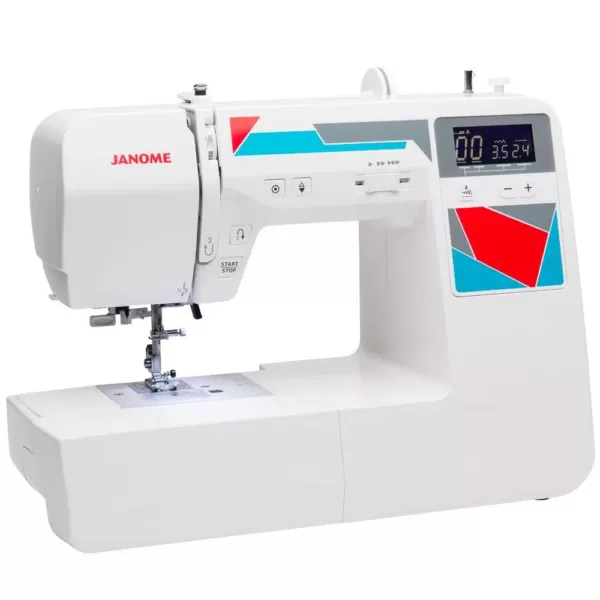 Janome MOD-100Q Quilting and Sewing Machine with Bonus Quilting Accessories