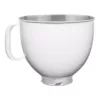 KitchenAid 5 Qt. Tilt-Head White Colorfast Finish Stainless Steel Bowl