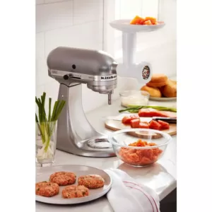 KitchenAid White Food Grinder Stand Mixer Attachment