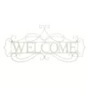 Lavish Home "Welcome" Decorative Rustic Metal Cutout Wall Sign