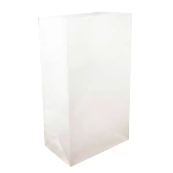 LUMABASE White Luminaria Bags (100-Count)