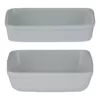 Mason Cash Classic 2-Piece White Bakeware Set