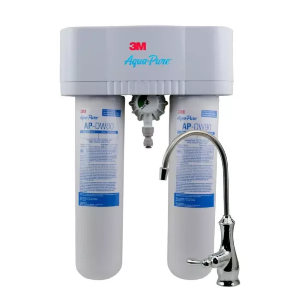 3M Aqua-Pure Under Sink Dedicated Faucet Water Filtration System AP-DWS1000  (1 Per Case)