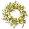 National Tree Company 22 in. Dogwood White Wreath